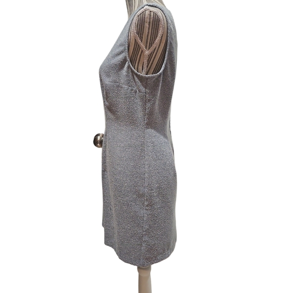 All that Jazz Women Dress and Jacket Career Suit Size 11/12 Blue White Texture - Picture 11 of 16